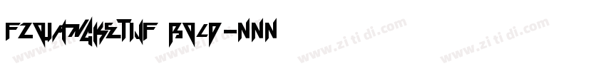 FZQiangKeTiJF Bold字体转换